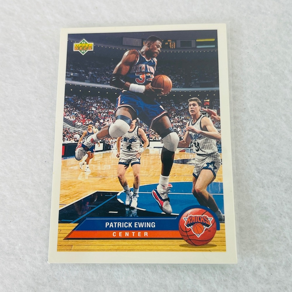 1992-93 Upper Deck Patrick Ewing New York Knicks Basketball Card #P28 NBA Center